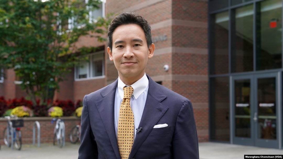 Pita Limjaroenrat at Harvard Kennedy School on October 27, 2023. 