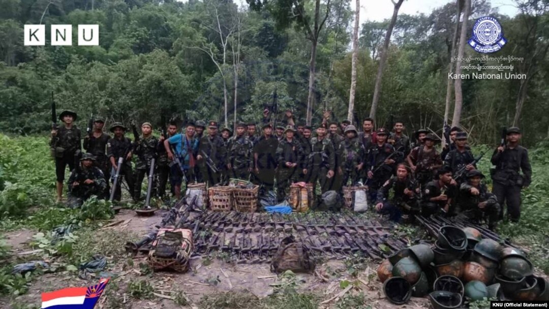 စစ်ကောင်စီတပ်ဖွဲ့ဝင် (၄၈)ဦး လက်နက်ချအညံ့ခံခဲ့ကြောင်း KNU ထုတ်ပြန် (ဧပြီ ၁၆၊ ၂၀၂၄)