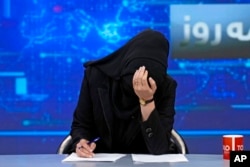 Xatira Ahmadiy, TOLO News kanali studiyasi, Kobul, 22-may, 2022