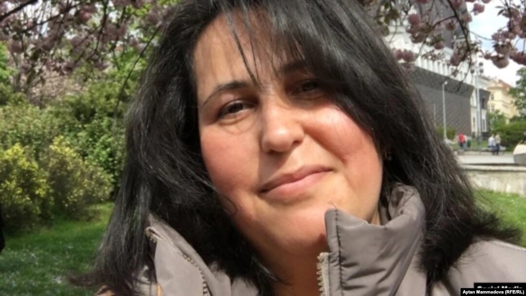 Journalist Aytan Mammadova (RFE/RL photo)