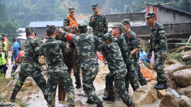 တရုတ်နဲ့ မြန်မာနိုင်ငံတို့မှာ ရေကြီးမှုတွေဖြစ် 