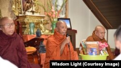 ရွှေဝါရောင်ဆရာတော် အရှင်နတ်ဇော နိုင်ငံရေးအကျဉ်းသားဟောင်း ဆရာတော်ဦးပညာဇောတ။
