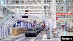 美國電動汽車品牌特斯拉在中國上海投資開設工廠（2020年1月7日）