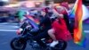 The start of the 45th Anniversary Sydney Gay and Lesbian Mardi Gras Parade in Oxford Street, Sydney, Australia, Feb. 25, 2023. The parade is one of the highlights of Sydney WorldPride 2023. 