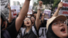 Tolak Kebijakan 'Cek Ombak', Ribuan Massa Lanjut Demo #IndonesiaGelap