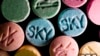 FILE - Ecstasy pills, which contain MDMA as their main chemical, are pictured in this undated handout photo courtesy of the US Drug Enforcement Administration.