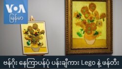 ဗန်ဂိုး နေကြာပန်ပုံ ပန်းချီကား Lego နဲ့ ဖန်တီး "ထူးခြားဆန်းပြားသတင်းများ"