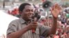 FILE - Hakainde Hichilema, of the Zambia opposition United Party for National Development, addresses an election rally in Lusaka, Zambia, Jan. 2015. Hichilema was detained in April on treason charges.