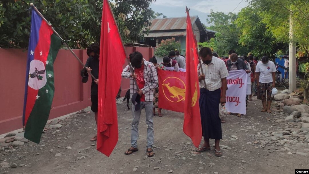 ၁၉၉ ရက်မြောက် ကလေးမြို့က ဆန္ဒပြပွဲ ( ဓာတ်ပုံ- CJ)