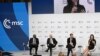 (Слева направо) Министры иностранных дел: Великобритании - Дэвид Лэмми, Франции - Жан-Ноэль Барро, Польши - Радослав Сикорский и Германии - Анналена Бербок на 61-й Мюнхенской конференции по безопасности (МКБ) в Мюнхене, Германия, 15 февраля 2025 года. (Фото ТОМАСА КИНЦЛЕ / AFP)