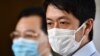 Former Hong Kong lawmaker Ted Hui — pictured outside West Kowloon Court in Hong Kong on Aug. 24, 2020 — says China wants to terrorize its critics overseas into silence. Hui lives in Australia.