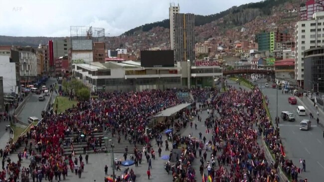 Political Crisis Continues in Bolivia After an Interim President Takes Over