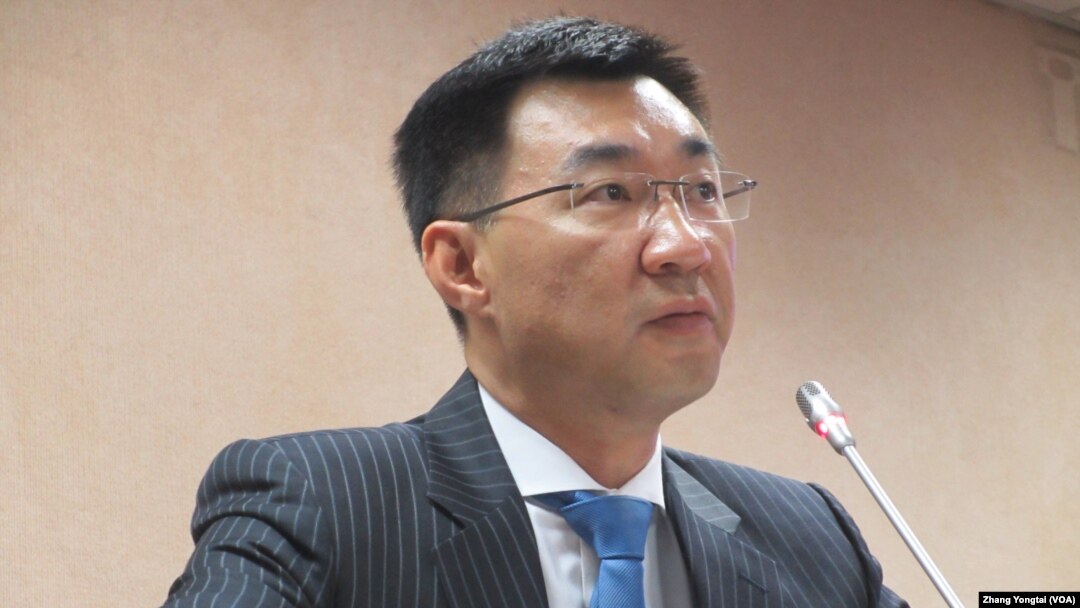 台灣執政黨國民黨立委江啟臣 (美國之音張永泰拍攝)