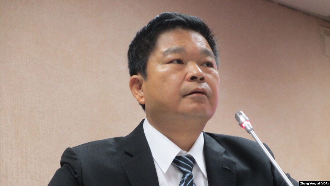 台灣在野黨民進黨立委蔡煌琅 (美國之音張永泰拍攝)