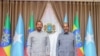 የኢትዮጵያ ጠቅላይ ምኒስትር ዐቢይ አሕመድ፣&nbsp;የሶማሊያ ፕሬዘዳንት ሐሰን ሼኽ መሐሙድ፣&nbsp;ሞቃዲሹ፣ ሶማሊያ&nbsp;