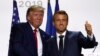 Shugaba Trump (Hagu) da shugaba Macron (Dama)