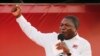 Filipe Nyusi na campanha eleitoral, Outubro de 2019. 