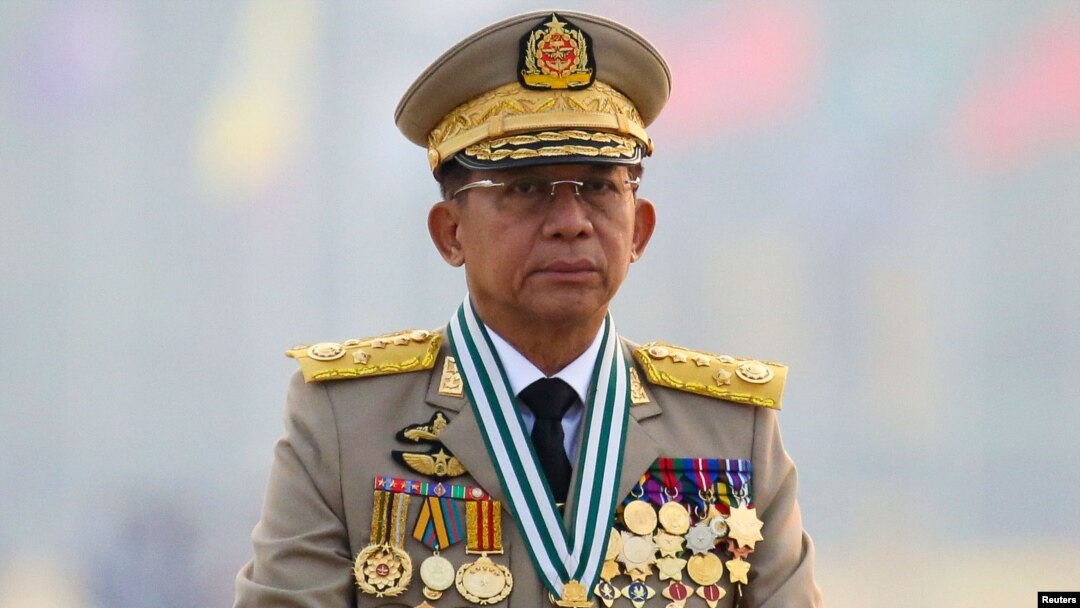 ဗိုလ်ချုပ်မှူးကြီးမင်းအောင်လှိုင်။ (မတ် ၂၇၊ ၂၀၂၁)