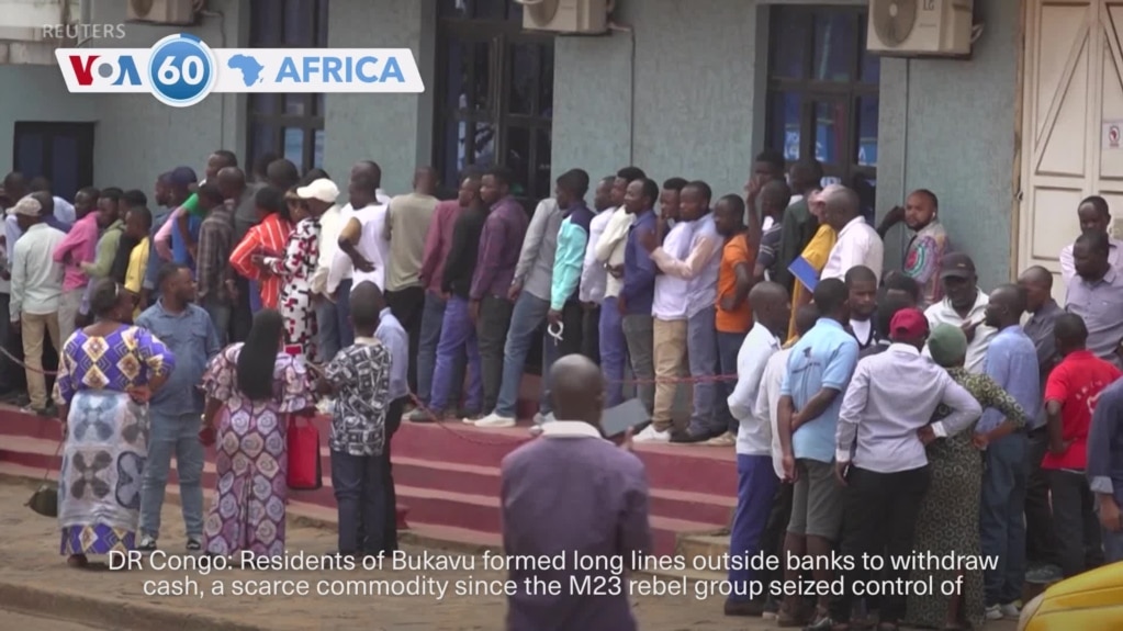 VOA60 Africa - DRC: Residents of Bukavu increasingly anxious about their basic daily needs