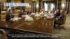 VOA60 America - US, Russian officials meet to discuss Ukraine war, bilateral relations
