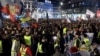 Protest studenata i radnika "Rame uz rame - studenti i radnici" na Trgu Republike u Beogradu (Foto: FoNet/Zoran Drekalović)