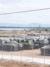 FILE - Newly erected holding tents for detained migrants are seen at the United States' Naval Station Guantanamo Bay in Guantanamo Bay, Cuba, Feb. 21, 2025. (U.S. Navy/AFN Guantanamo Bay Public Affairs/Handout via Reuters)