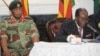 Zimbabwean President Robert Mugabe delivers his speech during a live broadcast at State House in Harare, Nov, 19, 2017. 