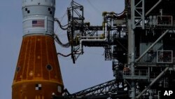 Фото: місія "Артеміда-1" на пусковому майданчику у Флориді, 2 вересня 2022 року. (AP Photo/Brynn Anderson)