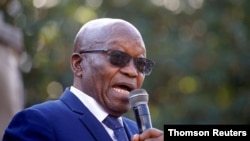 Rais wa zamani wa Afrika Kusini Jacob Zuma. 