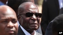 FILE - Zimbabwean President Robert Mugabe.