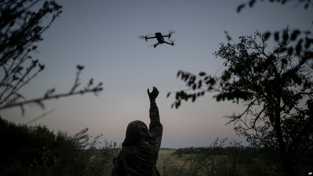 APTOPIX Russia Ukraine War Drones